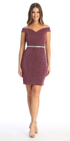Celavie 6478 Short Off The Shoulder Cocktail Dress(Celavie 6478 Short Off The Shoulder Cocktail Dress) 18 Celavie 6478 Short Off The Shoulder Cocktail Dress(Celavie 6478 Short Off The Shoulder Cocktail Dress) -Dress Promotion Store 6478 SMauve