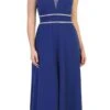 Celavie 6493L Sleeveless V-Neck And Back Long Dress(Sleeveless V Neck And Back Long Formal Dress Royal Blue)
