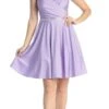 Celavie 6547-S Short V-Neckline Evening A-Line Dress(Celavie 6547 S Short V Neckline Evening A Line Dress) -Dress Promotion Store 6547 SLilac 088b05c6 02c5 4209 8ad4 9c8b7ace95dc