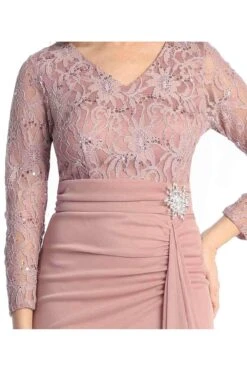 Celavie 6549-S Dress Short Long Sleeve Cocktail Dress(Celavie 6549 S Dress Short Long Sleeve Cocktail Dress) 23 Celavie 6549-S Dress Short Long Sleeve Cocktail Dress(Celavie 6549 S Dress Short Long Sleeve Cocktail Dress) -Dress Promotion Store 6549 SMauvezoom