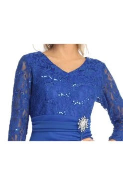 Celavie 6549-S Dress Short Long Sleeve Cocktail Dress(Celavie 6549 S Dress Short Long Sleeve Cocktail Dress) 38 Celavie 6549-S Dress Short Long Sleeve Cocktail Dress(Celavie 6549 S Dress Short Long Sleeve Cocktail Dress) -Dress Promotion Store 6549 SRoyalDetail