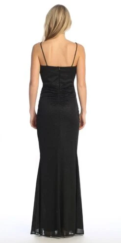 Celavie 6603-L Long Sweetheart Fitted Pleated Cowl Neck Glitter Gown(Celavie 6603 L Long Sweetheart Fitted Pleated Cowl Neck Glitter Gown) 18 Celavie 6603-L Long Sweetheart Fitted Pleated Cowl Neck Glitter Gown(Celavie 6603 L Long Sweetheart Fitted Pleated Cowl Neck Glitter Gown) -Dress Promotion Store 6603 LBlackBack