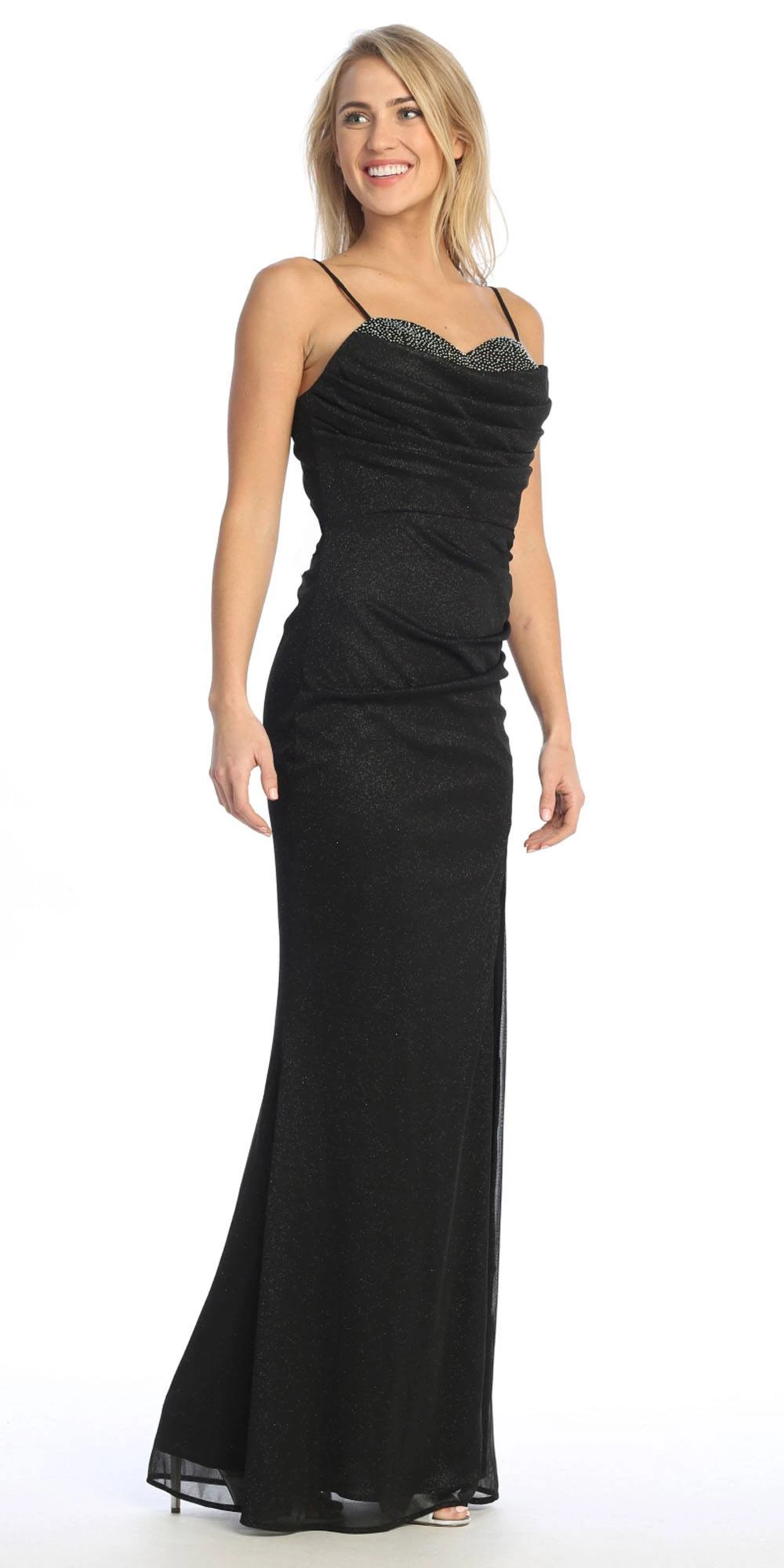 Celavie 6603-L Long Sweetheart Fitted Pleated Cowl Neck Glitter Gown(Celavie 6603 L Long Sweetheart Fitted Pleated Cowl Neck Glitter Gown) 12 Celavie 6603-L Long Sweetheart Fitted Pleated Cowl Neck Glitter Gown(Celavie 6603 L Long Sweetheart Fitted Pleated Cowl Neck Glitter Gown) - Image 10