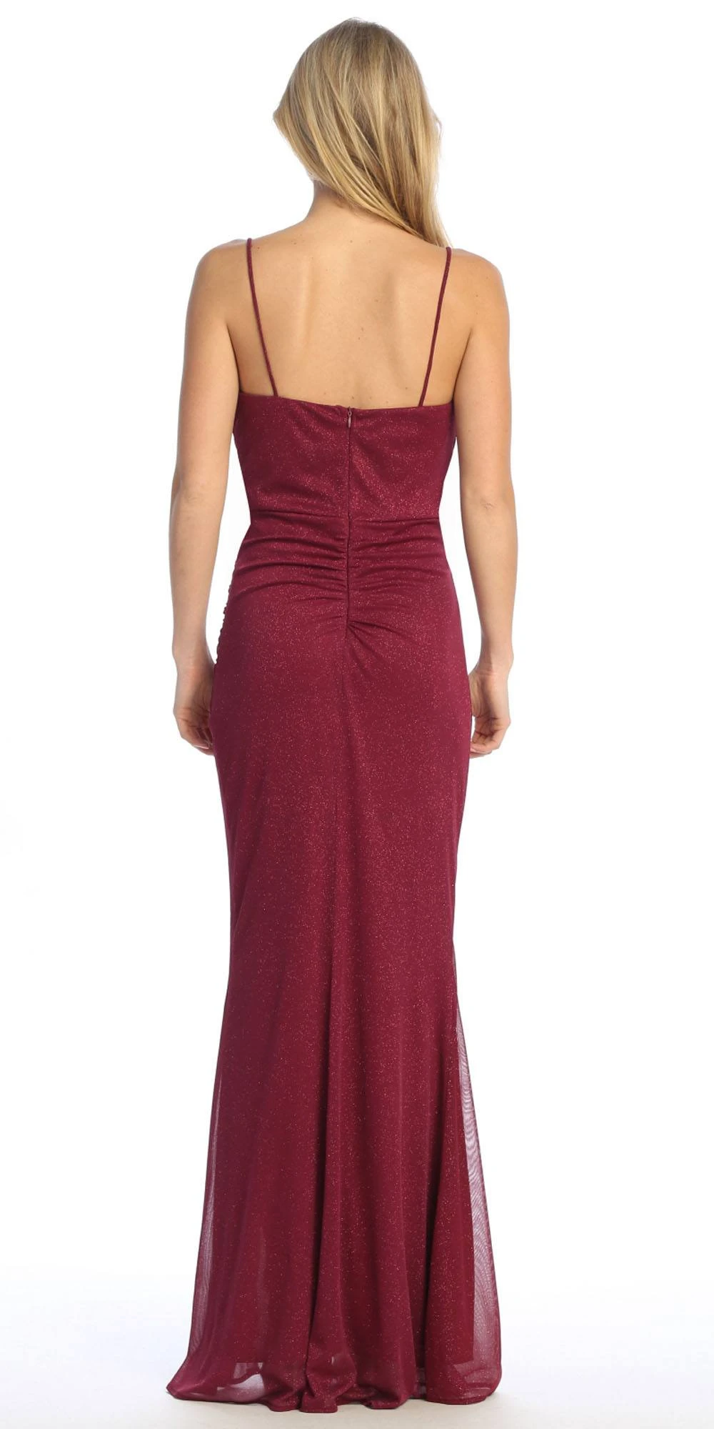 Celavie 6603-L Long Sweetheart Fitted Pleated Cowl Neck Glitter Gown(Celavie 6603 L Long Sweetheart Fitted Pleated Cowl Neck Glitter Gown) 4 Celavie 6603-L Long Sweetheart Fitted Pleated Cowl Neck Glitter Gown(Celavie 6603 L Long Sweetheart Fitted Pleated Cowl Neck Glitter Gown) - Image 2