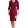 Celavie 6630-S Dress Knee Length Cocktail Includes Jacket(Celavie 6630 S Dress Knee Length Cocktail Includes Jacket) -Dress Promotion Store 6630 SBurg
