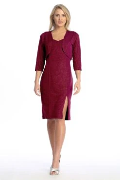 Celavie 6630-S Dress Knee Length Cocktail Includes Jacket(Celavie 6630 S Dress Knee Length Cocktail Includes Jacket)