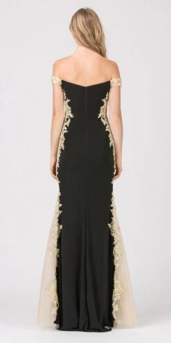 Eureka 7006 Off-Shoulder Long Mermaid Dress With Lace Trim(Burgundy Gold Off Shoulder Long Prom Dress With Lace Trim) 17 Eureka 7006 Off-Shoulder Long Mermaid Dress With Lace Trim(Burgundy Gold Off Shoulder Long Prom Dress With Lace Trim) -Dress Promotion Store 7006 eureka fashion black gold back 8bd1b2ef 2d09 4927 baef 61fd257a184e