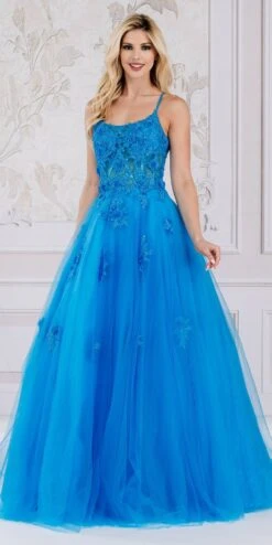 Amelia Couture 7035 Floor Length A-Line Ballgown 3D Flower Applique(Amelia Couture 7035 Floor Length A Line Ballgown 3d Flower Applique) 20 Amelia Couture 7035 Floor Length A-Line Ballgown 3D Flower Applique(Amelia Couture 7035 Floor Length A Line Ballgown 3d Flower Applique) -Dress Promotion Store 7035 TURQUOISE