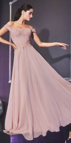 Cinderella Divine 7258 Off The Shoulder Long Gown(Cinderella Divine 7258 Mocha Off The Shoulder Long Bridesmaid Gown) -Dress Promotion Store 7258 cinderella divine mauve e5867fab 8601 41b0 88d3 10440eecaf88