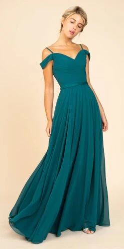 Eureka 7611 Cold-Shoulder Long A-Line Chiffon Dress(Cold Shoulder Long Formal Dress Mocha) -Dress Promotion Store 7611 eureka hunter