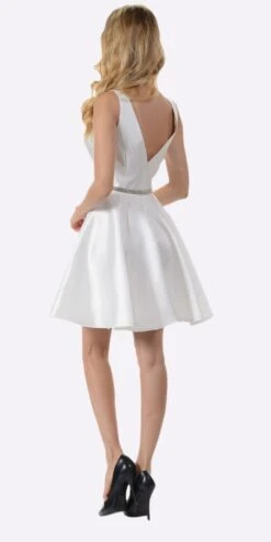 Poly USA | Ed Young 7894 Satin V-Neck Embellished Waist Short A-Line Dress(Light Blue Satin V Neck Embellished Waist A Line Homecoming Dress Short) 27 Poly USA | Ed Young 7894 Satin V-Neck Embellished Waist Short A-Line Dress(Light Blue Satin V Neck Embellished Waist A Line Homecoming Dress Short) -Dress Promotion Store 7894 poly usa off white back 1ca73d56 729a 42cf 8854 b24d476a5479