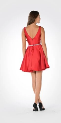 Poly USA | Ed Young 7894 Satin V-Neck Embellished Waist Short A-Line Dress(Light Blue Satin V Neck Embellished Waist A Line Homecoming Dress Short) 22 Poly USA | Ed Young 7894 Satin V-Neck Embellished Waist Short A-Line Dress(Light Blue Satin V Neck Embellished Waist A Line Homecoming Dress Short) -Dress Promotion Store 7894po red bk a47ac789 f8e7 4f52 ac31 e529f78bf420