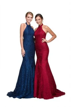 Eureka 8001 Mermaid Floor Length Dress Halter Strap(Navy Blue Mermaid Floor Length Prom Dress Halter) -Dress Promotion Store 8001 eureka fashion group 5a45a1aa d727 41f9 8582 dd3166cb9e16