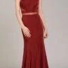 Poly USA | Ed Young 8054 Mermaid Dress With Sheer Cut-Outs(Burgundy Mermaid Long Prom Dress With Sheer Cut Outs) -Dress Promotion Store 8054 poly usa burgundy ffccde26 3e66 4326 9d06 d2e07980a75e