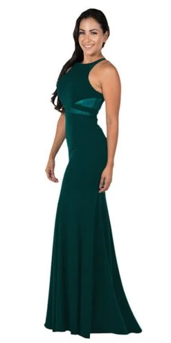 Poly USA | Ed Young 8054 Mermaid Dress With Sheer Cut-Outs(Burgundy Mermaid Long Prom Dress With Sheer Cut Outs) -Dress Promotion Store 8054 poly usa green 3a0e24a8 18ef 49c3 ac89 e75b1fe3c785