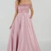 Poly USA | Ed Young 8132 Off-the-Shoulder Beaded Long Dress With Pockets(Mauve Off The Shoulder Beaded Long Prom Dress With Pockets) -Dress Promotion Store 8132 poly usa mauve 40642cc6 59fe 43f1 9ff0 59f40ccd3b3c