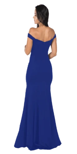 Edward Young 8160 Off-the-Shoulder Mermaid Long Dress(Poly Usa 8160 Off The Shoulder Mermaid Long Prom Dress) -Dress Promotion Store 8160 poly usa royal blue back 9179b4cd b1f8 4794 9621 e9a3a07c031c
