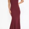 Edward Young 8160 Off-the-Shoulder Mermaid Long Dress(Poly Usa 8160 Off The Shoulder Mermaid Long Prom Dress)