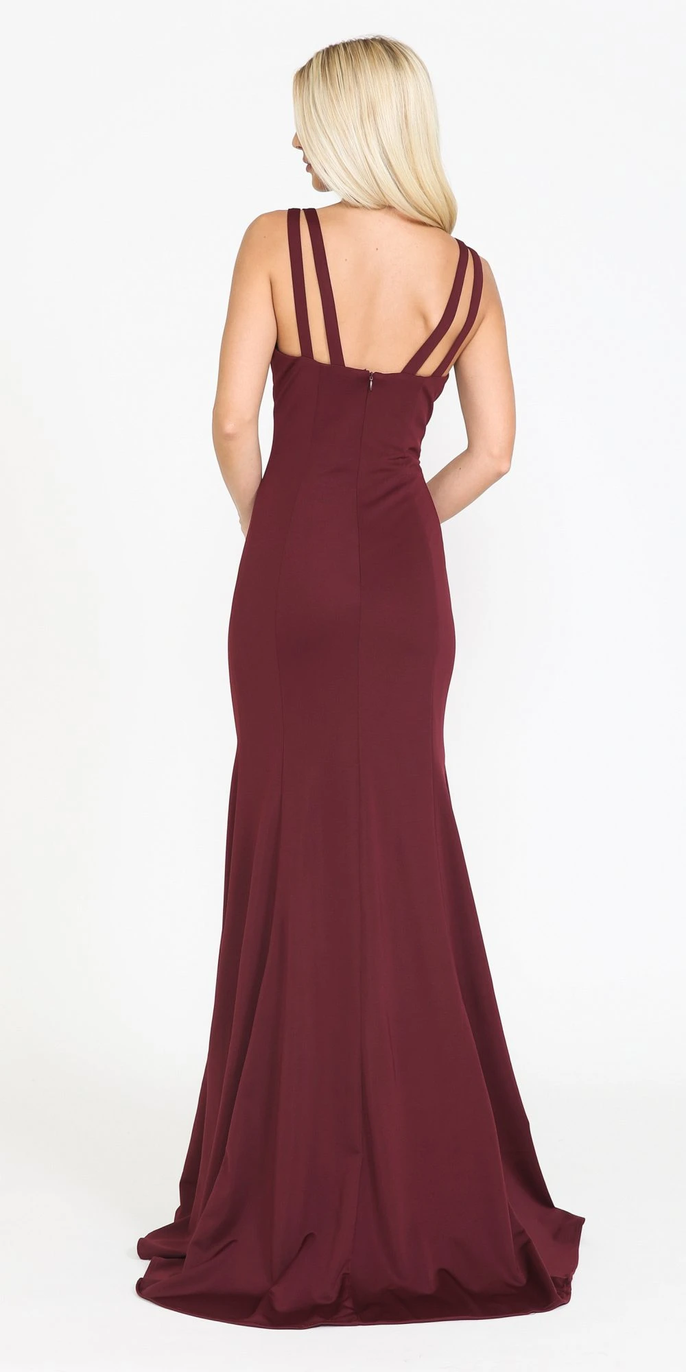 Poly USA | Ed Young 8392 Long Jersey Fitted Sexy Mermaid Dress V-Notch(Long Jersey Fitted Sexy Formal Mermaid Dress Red) 10 Poly USA | Ed Young 8392 Long Jersey Fitted Sexy Mermaid Dress V-Notch(Long Jersey Fitted Sexy Formal Mermaid Dress Red) - Image 9