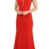 Poly USA | Ed Young 8462 Off-Shoulder Long Dress Sheer Cut-Out Bodice(Off Shoulder Red Long Formal Dress With Sheer Cut Out Bodice) -Dress Promotion Store 8462 poly usa red 784ad4cc 59d8 449f bb4d 0a2db619653b