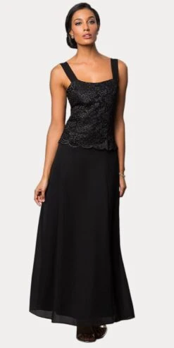 Sally Fashion 8466 Long Chiffon Mother Of Groom Dress Lace 3/4 Length Sleeve Jacket(Long Chiffon Silver Mother Of Groom Dress Lace Long Sleeve Jacket) -Dress Promotion Store 8466 jj fashion black no jacket c76c667a 7698 4b15 aeb9 859259318eee