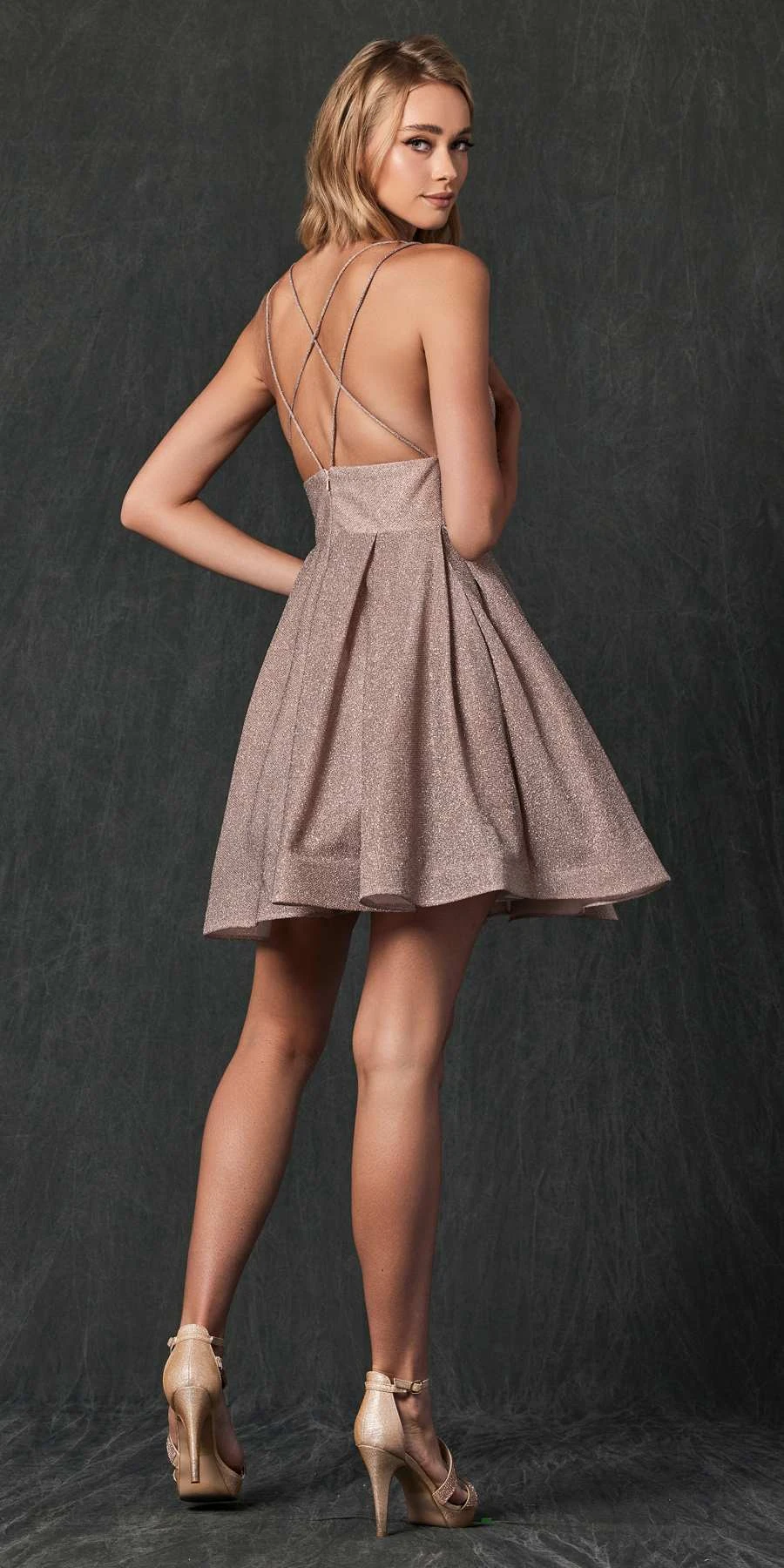 CLEARANCE - Juliet 850 Short V-Neck A-Line Dress With Pockets (Size XS)(Clearance Juliet 850 Short V Neck A Line Dress With Pockets Size Xs) 9 CLEARANCE - Juliet 850 Short V-Neck A-Line Dress With Pockets (Size XS)(Clearance Juliet 850 Short V Neck A Line Dress With Pockets Size Xs) - Image 7