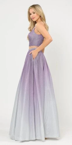 Poly USA | Ed Young 8706 Ombre Glitter Two-Piece Long Prom Dress With Pockets(Ombre Two Piece Long Prom Dress With Pockets Rose) -Dress Promotion Store 8706 poly usa lilac side b82f0cd9 3d5a 4999 b5d5 2d7a4881a06b