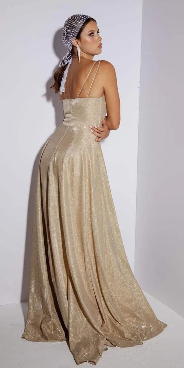 Eureka Fashion 8900 Floor Length Boat Neckline Sleeveless Glitter Dress(Eureka Fashion 8900 Floor Length Boat Neckline Sleeveless Glitter Dress) 4 Eureka Fashion 8900 Floor Length Boat Neckline Sleeveless Glitter Dress(Eureka Fashion 8900 Floor Length Boat Neckline Sleeveless Glitter Dress) - Image 2