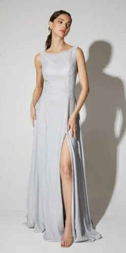 Eureka Fashion 8900 Floor Length Boat Neckline Sleeveless Glitter Dress(Eureka Fashion 8900 Floor Length Boat Neckline Sleeveless Glitter Dress) 9 Eureka Fashion 8900 Floor Length Boat Neckline Sleeveless Glitter Dress(Eureka Fashion 8900 Floor Length Boat Neckline Sleeveless Glitter Dress) -Dress Promotion Store 8900 silver