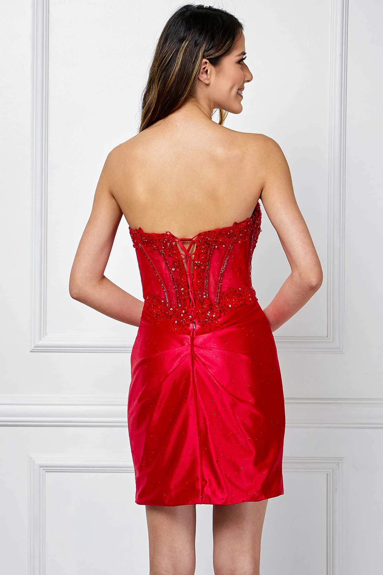 Amelia Couture 9062s Short Scoop Neckline Fitted Strapless Cocktail Dress(Amelia Couture 9062s Short Scoop Neckline Fitted Strapless Cocktail Dress) 14 Amelia Couture 9062s Short Scoop Neckline Fitted Strapless Cocktail Dress(Amelia Couture 9062s Short Scoop Neckline Fitted Strapless Cocktail Dress) - Image 12