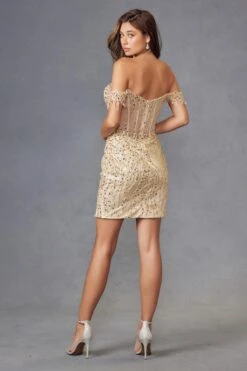 Juliet JT919L Dress Fitted Off Shoulder Sequin Sweetheart Bodice(Juliet Jt919l Dress Fitted Off Shoulder Sequin Sweetheart Bodice) 37 Juliet JT919L Dress Fitted Off Shoulder Sequin Sweetheart Bodice(Juliet Jt919l Dress Fitted Off Shoulder Sequin Sweetheart Bodice) -Dress Promotion Store 919CHAMP 5