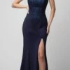 Juno 930 Embellished Strapless Long Prom Dress With Slit(Navy Blue Embellished Strapless Long Prom Dress With Slit) -Dress Promotion Store 930 juno navy blue c1faf660 f16f 4a8e 8ef3 b3e6abfc9406