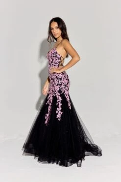 Eureka Fashion 9696 Long Mermaid Open Corset Back Iridescent Sequin Gown(Eureka Fashion 9696 Long Mermaid Open Corset Back Iridescent Sequin Gown) 22 Eureka Fashion 9696 Long Mermaid Open Corset Back Iridescent Sequin Gown(Eureka Fashion 9696 Long Mermaid Open Corset Back Iridescent Sequin Gown) -Dress Promotion Store 9696BLACKPINK 1