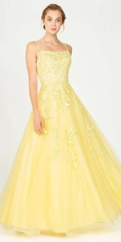 Eureka 9757 Lace Embroidery Glitter Ball Gown Lace-Up Back(Appliqued Ivory Prom Ball Gown Lace Up Back) -Dress Promotion Store 9707 eureka fashion yellow b885b52a 3a4a 4460 bf40 f37f35fac29a