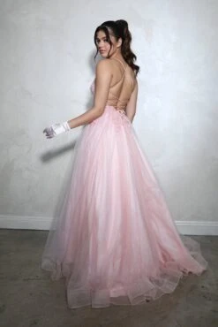 Eureka 9960 A-Line Ball Gown Glitter Tull Mesh Boned Bodice(Eureka 9960 A Line Ball Gown Glitter Tull Mesh Boned Bodice) 14 Eureka 9960 A-Line Ball Gown Glitter Tull Mesh Boned Bodice(Eureka 9960 A Line Ball Gown Glitter Tull Mesh Boned Bodice) -Dress Promotion Store 9960 eureka fashion pink back