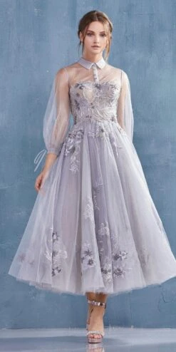 Andrea & Leo A0862 Tea-Length Tulle Embroidered Lace Dress Long Sleeves(Blush Tea Length Prom Dress With Illusion Long Sleeves) 29 Andrea & Leo A0862 Tea-Length Tulle Embroidered Lace Dress Long Sleeves(Blush Tea Length Prom Dress With Illusion Long Sleeves) -Dress Promotion Store A0862 andrea leo moon light blue