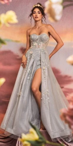 Andrea & Leo A1153 Floor Length Liliana Embellished Corset Gown(Andrea Leo A1153 Floor Length Liliana Embellished Corset Gown)