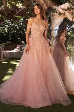 Andrea & Leo A1322 Layered Tulle Ball Gown(Andrea Leo A1322 Layered Tulle Ball Gown)