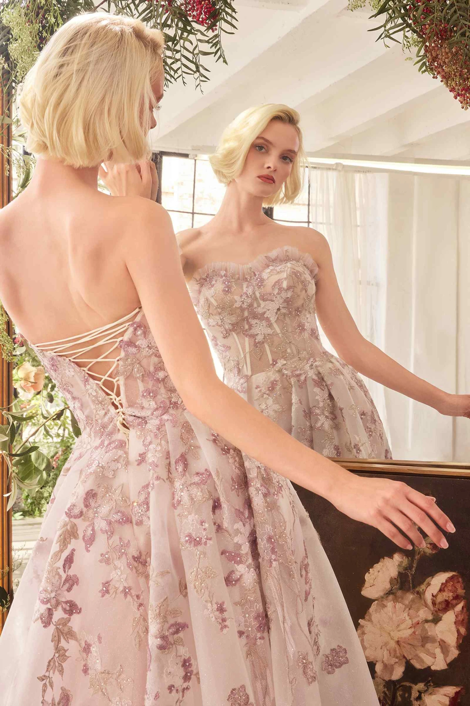 Andrea & Leo A1455 Dress Romance Embroidery A-Line Corset Gown(Andrea Leo A1455 Dress Romance Embroidery A Line Corset Gown) 5 Andrea & Leo A1455 Dress Romance Embroidery A-Line Corset Gown(Andrea Leo A1455 Dress Romance Embroidery A Line Corset Gown) - Image 3