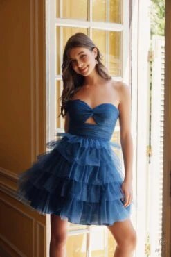 Nox Anabel A827 Short Glittered A-Line Tiered Tulle Dress(Nox Anabel A827 Short Glittered A Line Tiered Tulle Dress) 20 Nox Anabel A827 Short Glittered A-Line Tiered Tulle Dress(Nox Anabel A827 Short Glittered A Line Tiered Tulle Dress) -Dress Promotion Store A827 NAVYBLUE 76