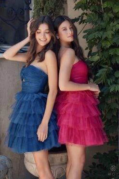 Nox Anabel A827 Short Glittered A-Line Tiered Tulle Dress(Nox Anabel A827 Short Glittered A Line Tiered Tulle Dress) 25 Nox Anabel A827 Short Glittered A-Line Tiered Tulle Dress(Nox Anabel A827 Short Glittered A Line Tiered Tulle Dress) -Dress Promotion Store A827 NAVY ROSEBERRY 33