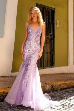 Nox Anabel C1416 Long Sequin Embroidery V-Neck Open Back Mermaid Gown(Nox Anabel C1416 Long Sequin Embroidery V Neck Open Back Mermaid Gown) 26 Nox Anabel C1416 Long Sequin Embroidery V-Neck Open Back Mermaid Gown(Nox Anabel C1416 Long Sequin Embroidery V Neck Open Back Mermaid Gown) -Dress Promotion Store C1416LILAC 5