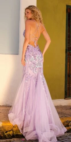 Nox Anabel C1416 Long Sequin Embroidery V-Neck Open Back Mermaid Gown(Nox Anabel C1416 Long Sequin Embroidery V Neck Open Back Mermaid Gown) 25 Nox Anabel C1416 Long Sequin Embroidery V-Neck Open Back Mermaid Gown(Nox Anabel C1416 Long Sequin Embroidery V Neck Open Back Mermaid Gown) -Dress Promotion Store C1416LILAC 7