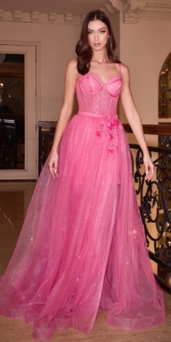 Ladivine CB146 Short Prom Dress With Removable Overskirt(Ladivine Cb146 Short Prom Dress With Removable Overskirt) -Dress Promotion Store CB146 fuchsia