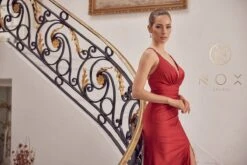 Nox Anabel E1035 Fitted Sheath Floor Length Evening Gown(Fitted Sheath Floor Length Evening Gown By Nox Anabel E1035) 20 Nox Anabel E1035 Fitted Sheath Floor Length Evening Gown(Fitted Sheath Floor Length Evening Gown By Nox Anabel E1035) -Dress Promotion Store E1035 DARKRED 38