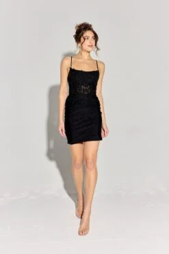 Eureka EK122 Short Cocktail Dress Floral Design Embroidered(Eureka Ek122 Short Cocktail Dress Floral Design Embroidered)