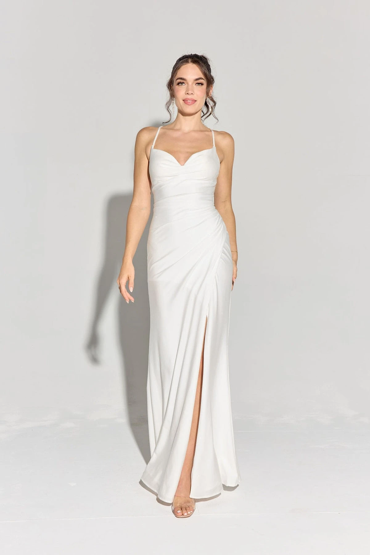 Eureka EK136 Long Glitter Jersey Gown Open Leg Slit(Eureka Ek136 Long Glitter Jersey Gown Open Leg Slit) 8 Eureka EK136 Long Glitter Jersey Gown Open Leg Slit(Eureka Ek136 Long Glitter Jersey Gown Open Leg Slit) - Image 6