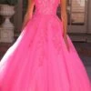 Nox Anabel H1464 Square Neck Poofy A-Line Quinceanera Gown(Nox Anabel H1464 Square Neck Poofy A Line Quinceanera Gown)