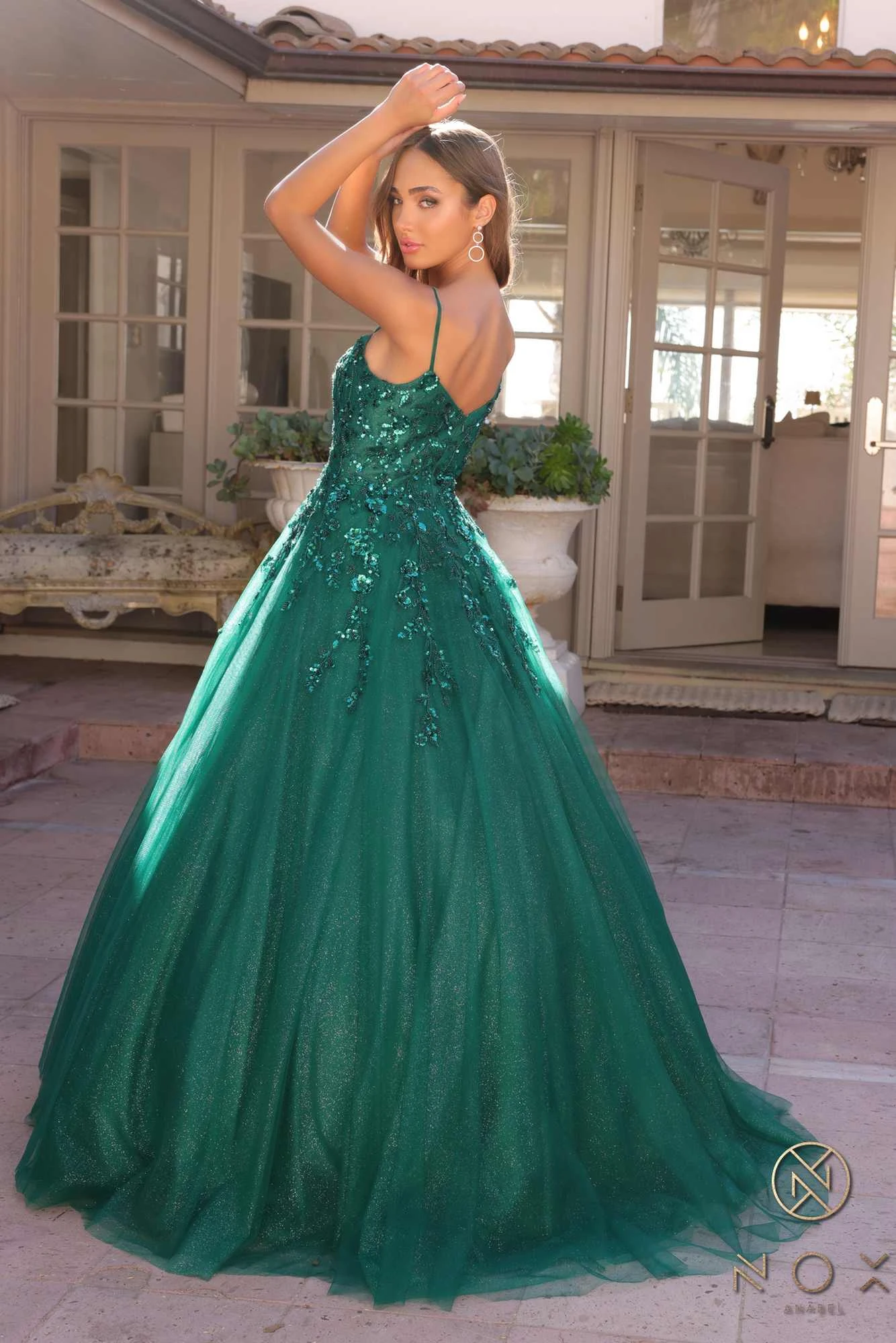 Nox Anabel H1464 Square Neck Poofy A-Line Quinceanera Gown(Nox Anabel H1464 Square Neck Poofy A Line Quinceanera Gown) 7 Nox Anabel H1464 Square Neck Poofy A-Line Quinceanera Gown(Nox Anabel H1464 Square Neck Poofy A Line Quinceanera Gown) - Image 5
