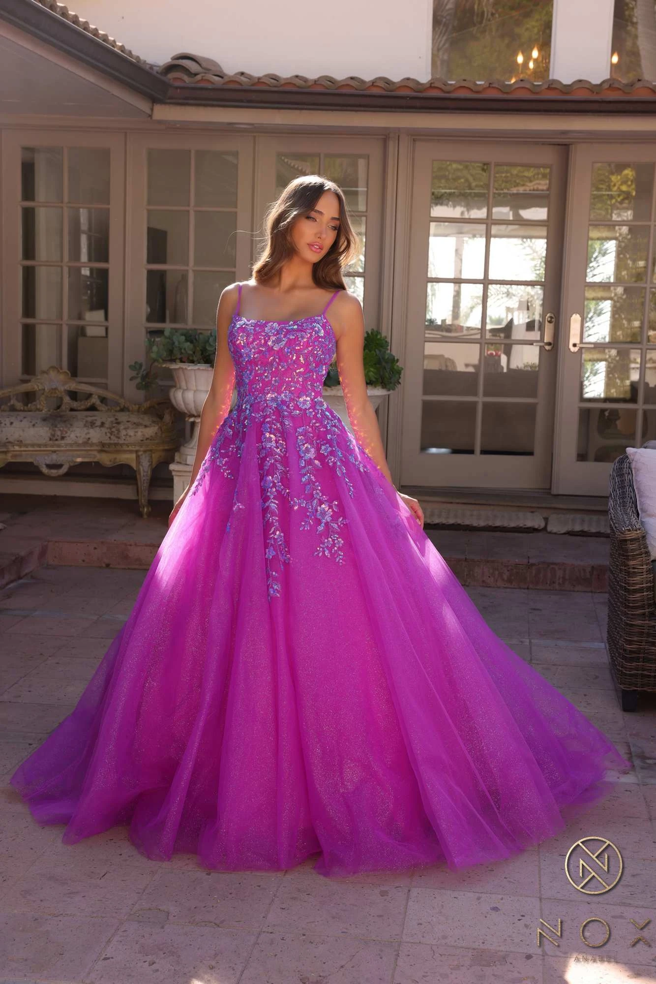 Nox Anabel H1464 Square Neck Poofy A-Line Quinceanera Gown(Nox Anabel H1464 Square Neck Poofy A Line Quinceanera Gown) 11 Nox Anabel H1464 Square Neck Poofy A-Line Quinceanera Gown(Nox Anabel H1464 Square Neck Poofy A Line Quinceanera Gown) - Image 9